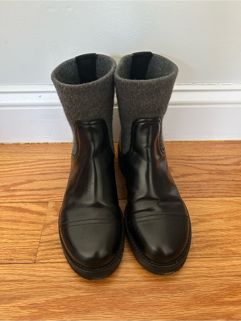 J.Crew Spazzo Rib-cuff boots in Italian leather - Picture 2 of 6
